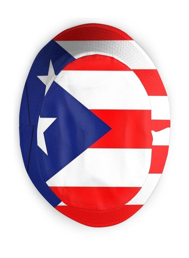 ASYG Unisex Puerto Rico Flag Bucket Hat Summer Outdoor Fisherman Cap Fun Boys Girls - Image 4